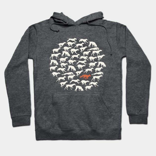 Fox & Hounds Hoodie by JamieStryker